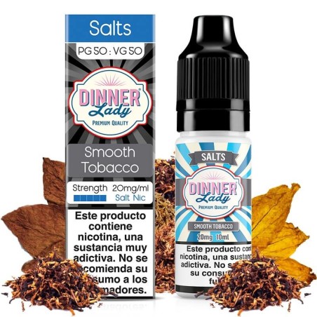 SMOOTH TOBACCO NIC SALT 10ML 10MG DINNER LADY