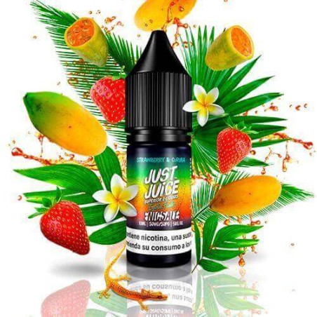 STRAWBERRY & CURUBA NIC SALT 10ML 11MG JUST JUICE EXOTIC FRUIT