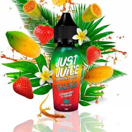 STRAWBERRY & CURUBA 50ML JUST JUICE EXOTIC FRUIT