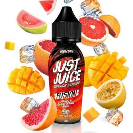 MANGO & BLOOD ORANGE ON ICE 50ML FUSION JUST JUICE