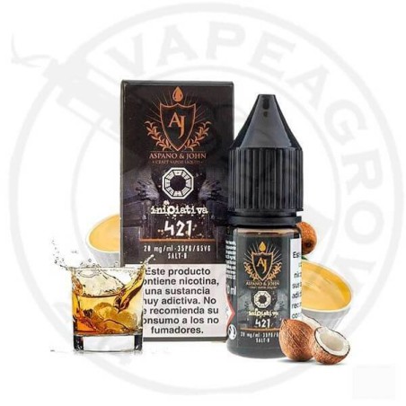 INICIATIVA 421 - NIC SALT 10ml 20mg ASPANO & JOHN 