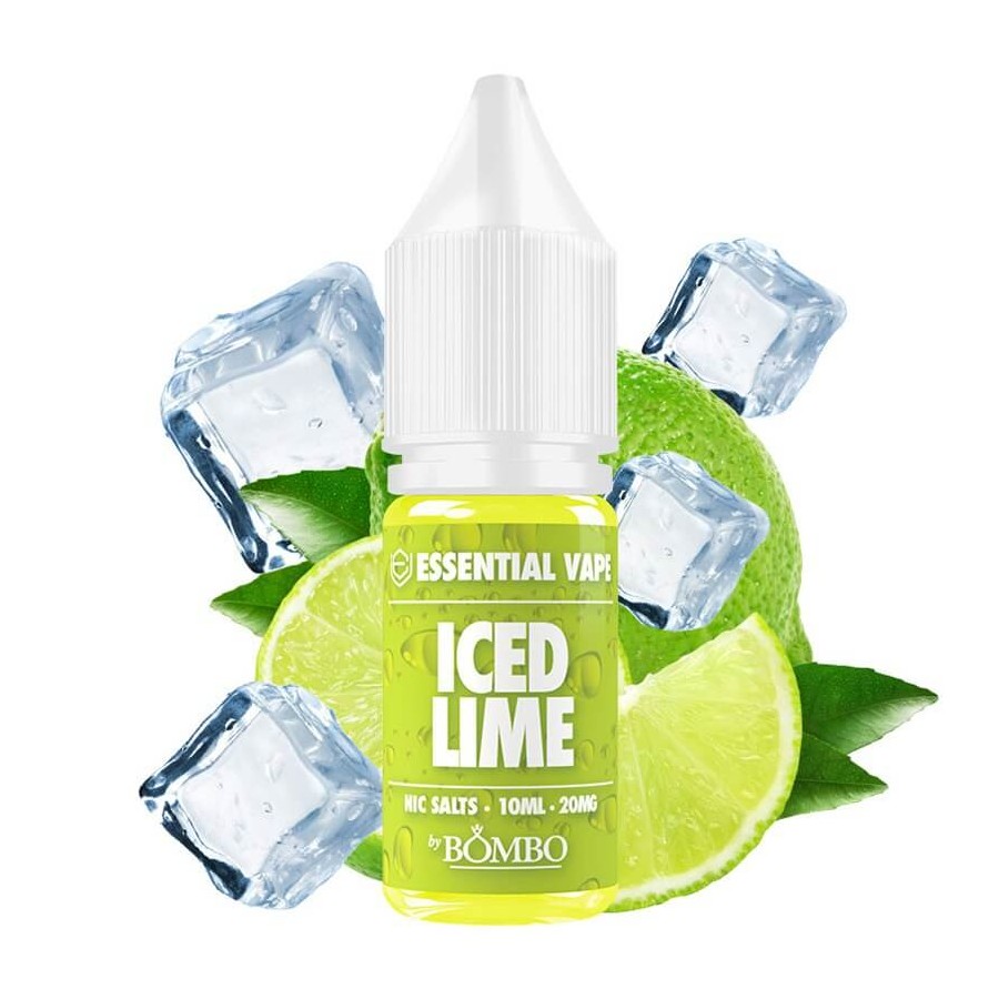 ICED LIME - NIC SALT 10ml 20mg ESSENTIAL VAPE BY BOMBO.jpg