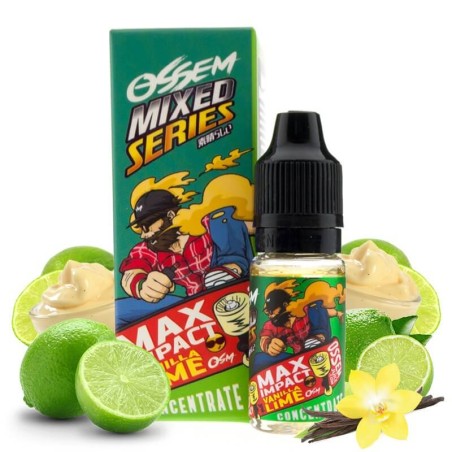 AROMA MAX IMPACT VANILLA & LIME  10ML OSSEM JUICE