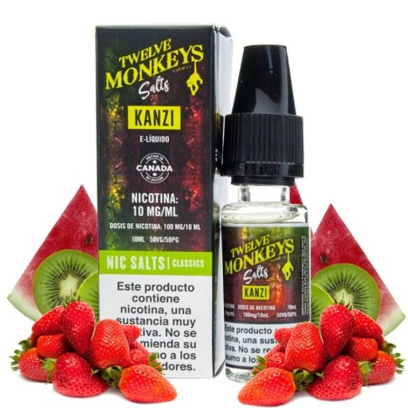 KANZI NIC SALT 10ML 10MG TWELVE MONKEYS