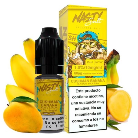 CUSH MAN BANANA - NIC SALT 10ml 20mg NASTY JUICE