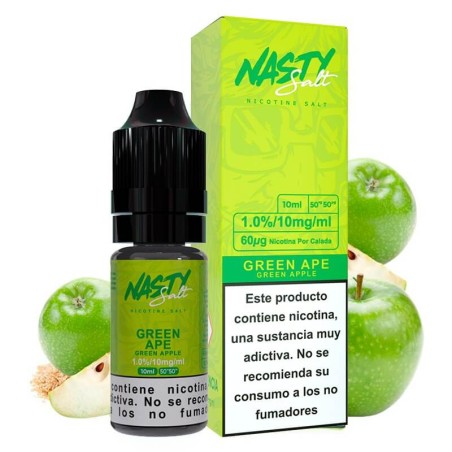 GREEN APE - NIC SALT 10ml 10mg NASTY JUICE