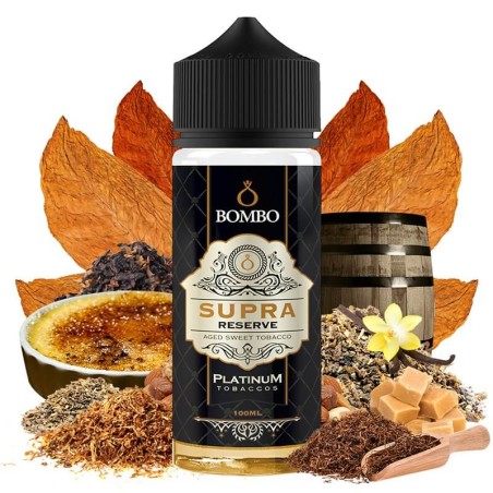 SUPRA RESERVE 100ML PLATINUM TOBACCOS BOMBO