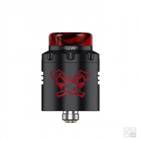 DEAD RABBIT V3 RDA BLACK & RED HELLVAPE 