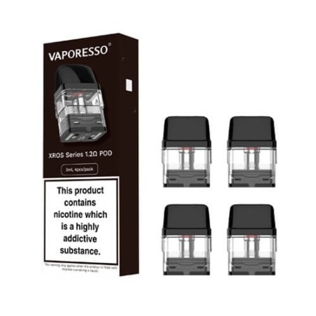 DEPOSITO RECAMBIO XROS POD 1.2 OHM VAPORESSO 4 UNIDADES