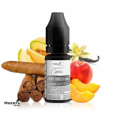 CARAT FRUITY TOBACCO NIC SALT 10MG OMERTA ELIQUIDS