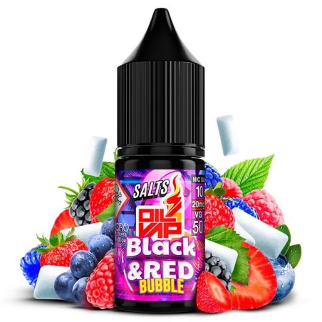 BLACK & RED BUBBLE SALES 10ml 10mg OIL4VAP