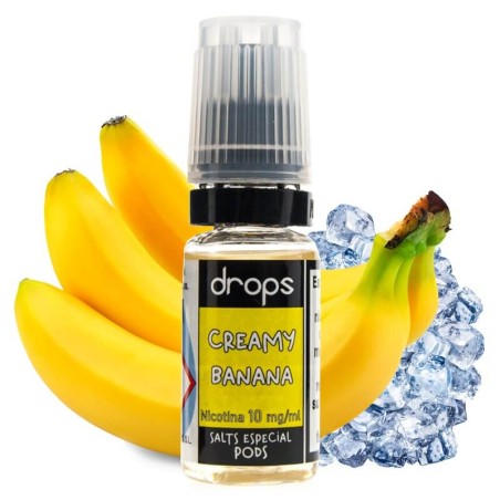 CREAMY BANANA - NIC SALT 10ml 10mg DROPS