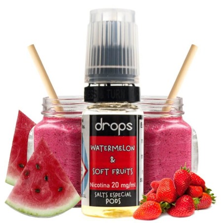 WATERMELON & SOFT FRUITS - NIC SALT 10ml 10mg DROPS