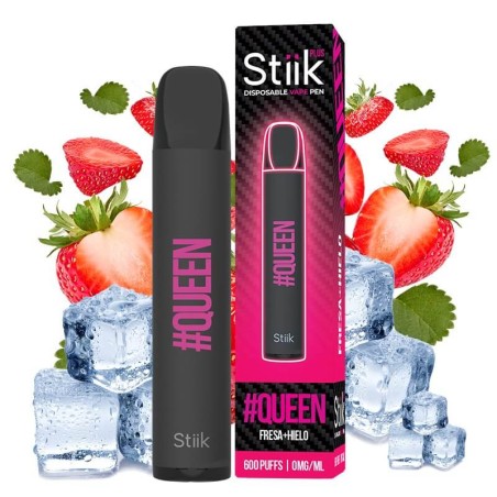 POD DESECHABLE QUEEN 600PUFFS 20MG STIIK PLUS