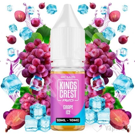 GRAPE ICE NIC SALT 10ML 10MG KINGS CREST