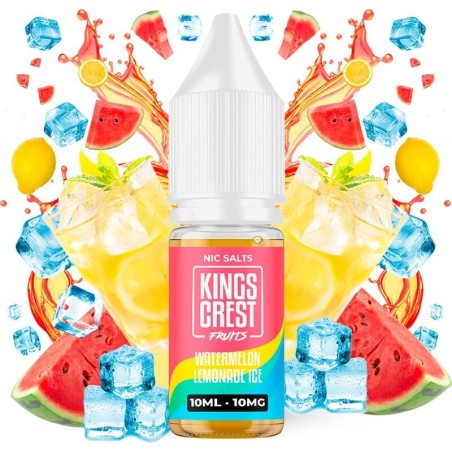 WATERMELON LEMONADE ICE NIC SALT 10ML 10MG KINGS CREST