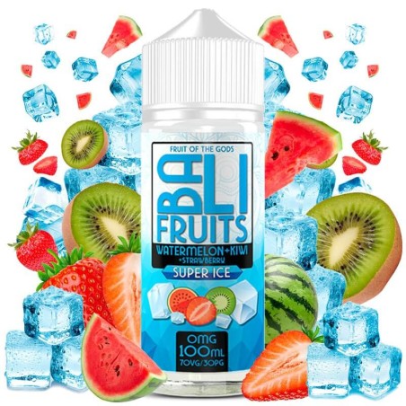 SUPER ICE WATERMELON + KIWI + STRAWBERRY 100ML BALI FRUITS by KINGS CREST