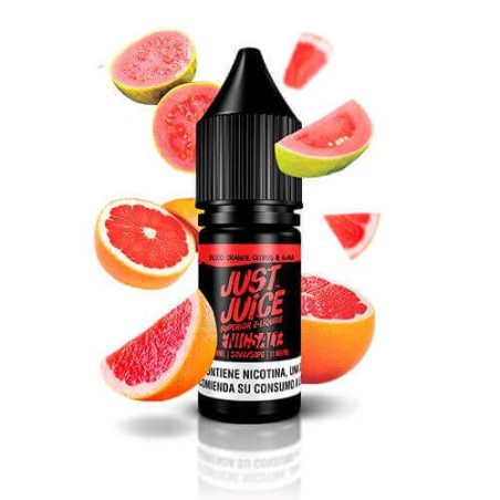 BLOOD ORANGE CITRUS GUAVA ON ICE NIC SALT 10ML 11MG FUSION JUST JUICE