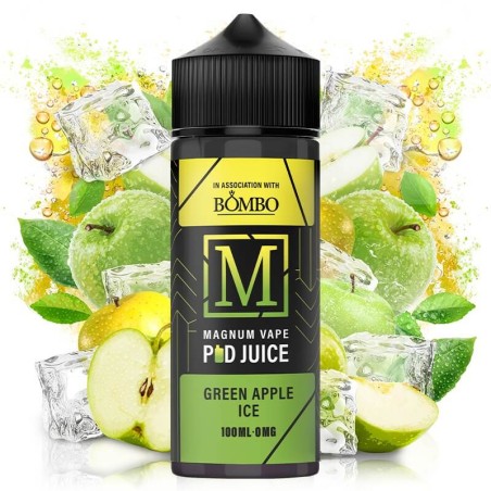 GREEN APPLE ICE 100ML MAGNUM VAPE POD JUICE