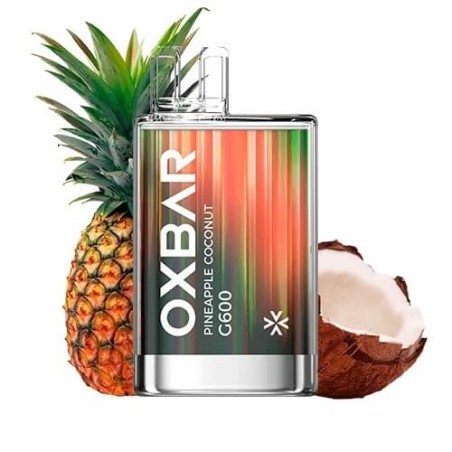 DESECHABLE OXBAR G600 PINEAPPLE COCONUT 20MG