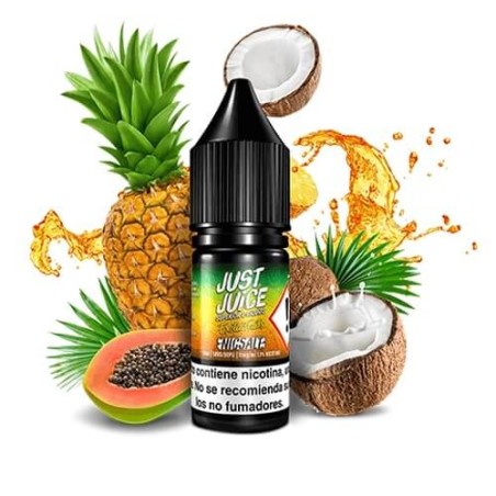 ICONIC FRUIT PAPAYA PINEAPPLE COCONUT NIC SALT 10ML 11MG JUST JUICE