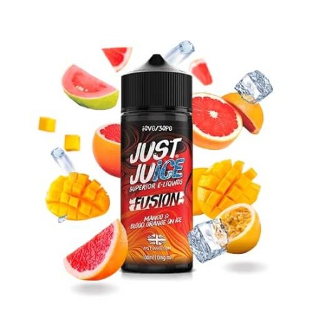 FUSION BLOOD ORANGE MANGO ICE 100ML JUST JUICE