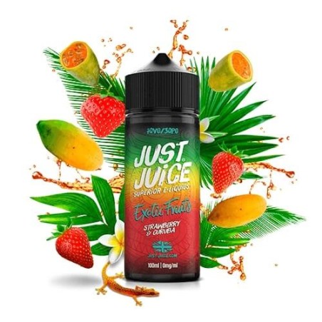 EXOTIC FRUITS STRAWBERRY CURUBA 100ML JUST JUICE