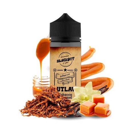 OUTLAW TOBACCO CARAMEL SHOT 100ML BLACKOUT