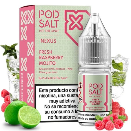 FRESH RASPBERRY MOJITO 10ML 20MG NEXUS POD SALT