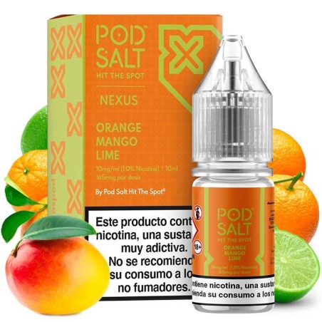 ORANGE MANGO LIME 10ML 20MG NEXUS POD SALT