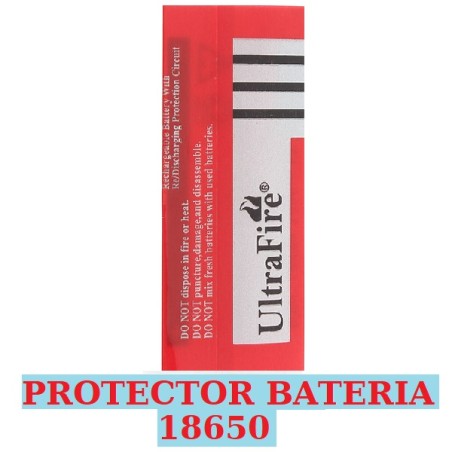 PROTECTOR 18650 BATERIA ULTRAFIRE