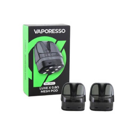 CAJA DEPOSITO 2ML PARA LUXE X POD 0.8 OHM VAPORESSO 2 UNIDADES