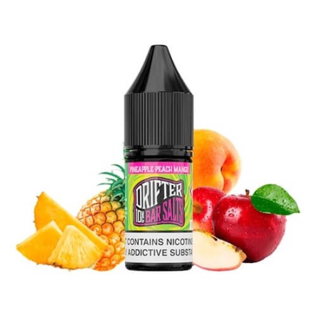 PINEAPPLE PEACH NIC SALT 10ML 10MG DRIFTER BAR