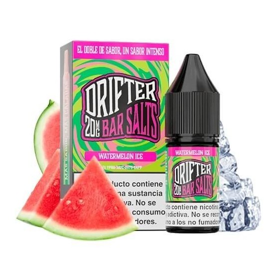 WATERMELON ICE NIC SALT 10ML 20MG DRIFTER BAR