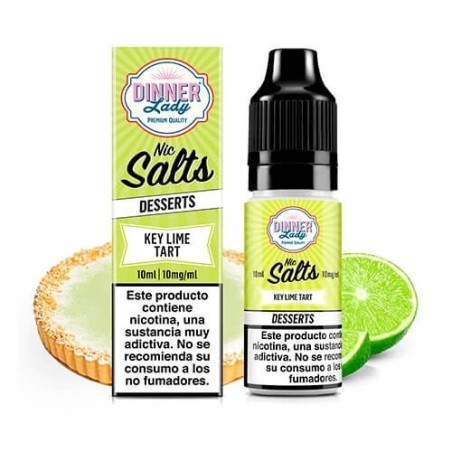 KEY LIME NIC SALT 10ML 20MG DINNER LADY