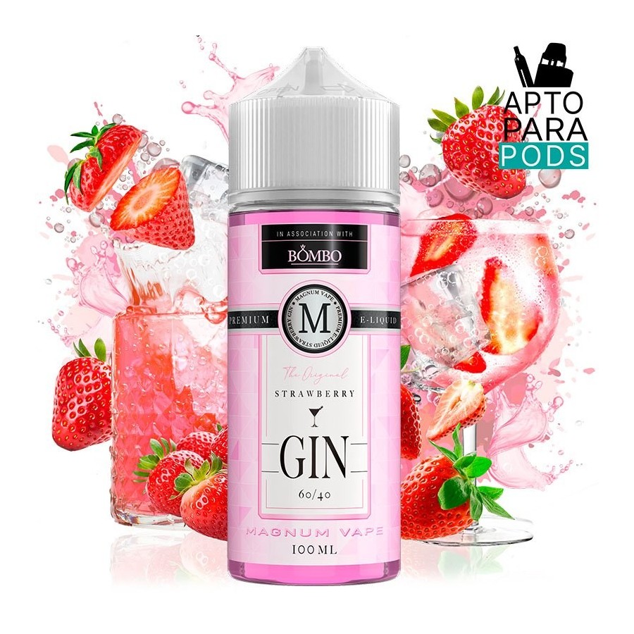 STRAWBERRY GIN 100ML MAGNUM BOMBO