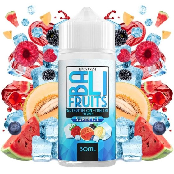 AROMA LONGFILL WATERMELON MELON BERRIES SUPER ICE 30ML BALI FRUITS KINGS CREST