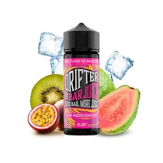 DRIFTER KIWI PASSION GUAVA ICE 100ML JUICE SAUZ