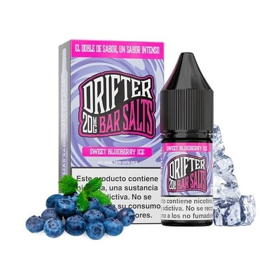 SWEET BLUEBERRY ICE NIC SALT 10 ML 20MG DRIFTER BAR