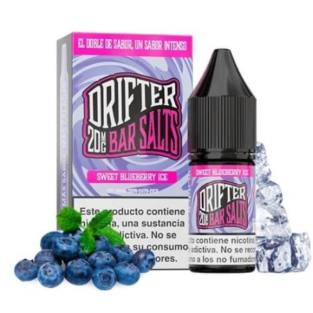 SWEET BLUEBERRY ICE NIC SALT 10 ML 20MG DRIFTER BAR