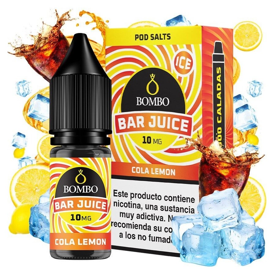 COLA LEMON ICE NICSALT 10ML 10MG BAR JUICE BOMBO