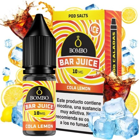 COLA LEMON ICE NICSALT 10ML 10MG BAR JUICE BOMBO