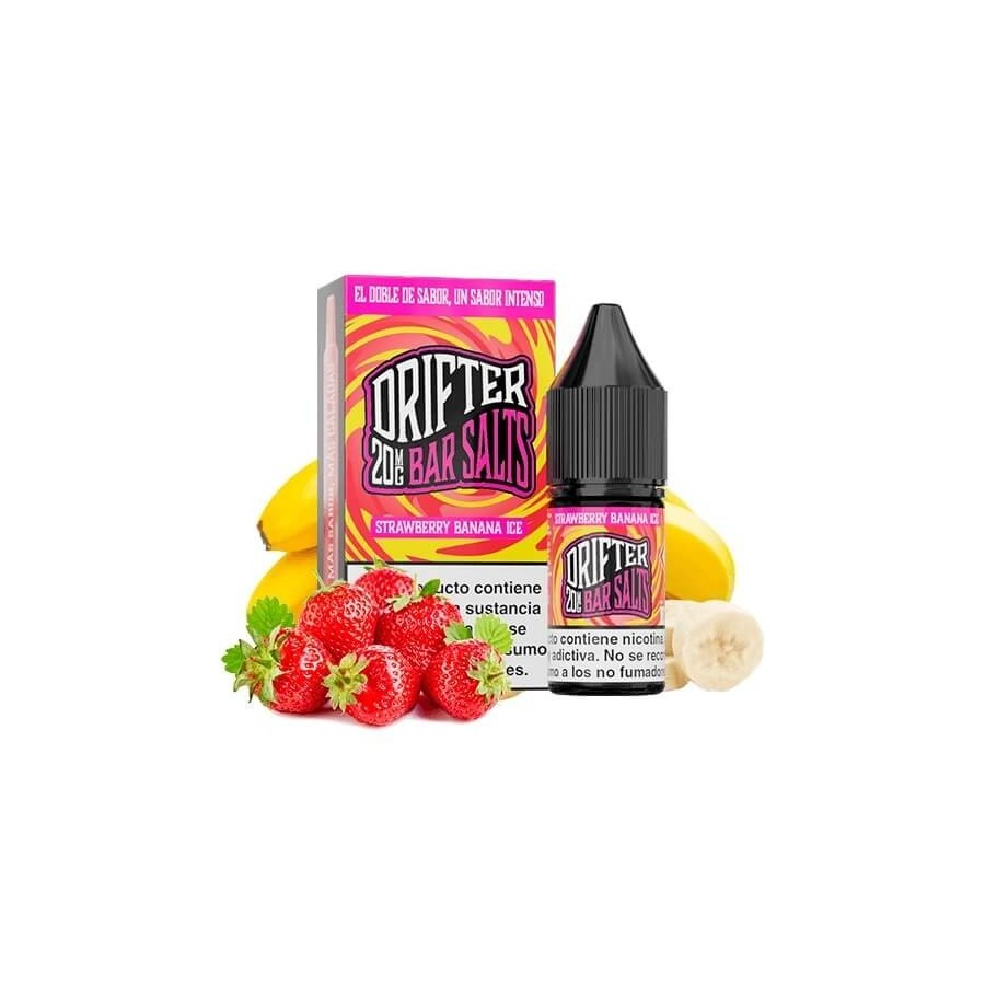 STRAWBERRY BANANA ICE NIC SALT 10ML 20MG DRIFTER BAR