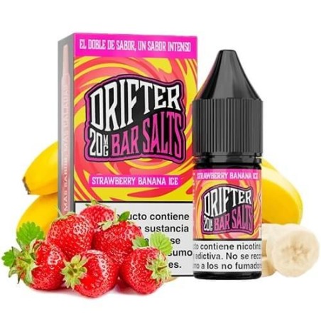 STRAWBERRY BANANA ICE NIC SALT 10ML 20MG DRIFTER BAR