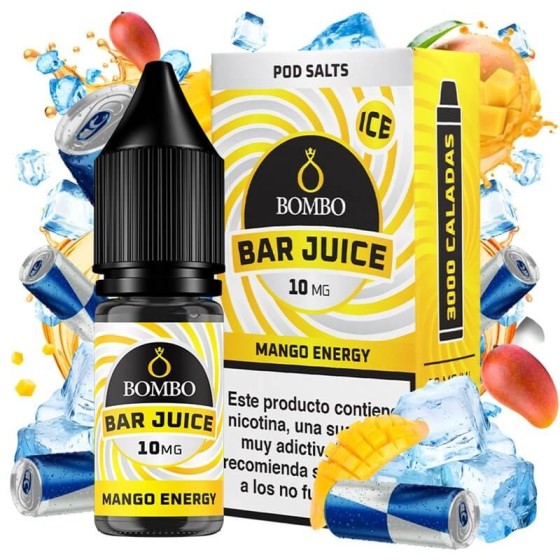 MANGO ENERGY ICE NICSALT 10ML 10MG BAR JUICE BOMBO