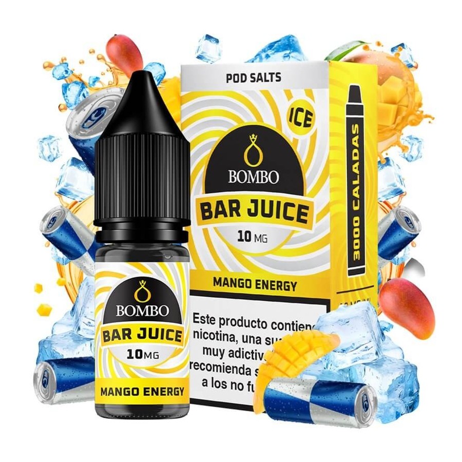 MANGO ENERGY ICE NICSALT 10ML 10MG BAR JUICE BOMBO