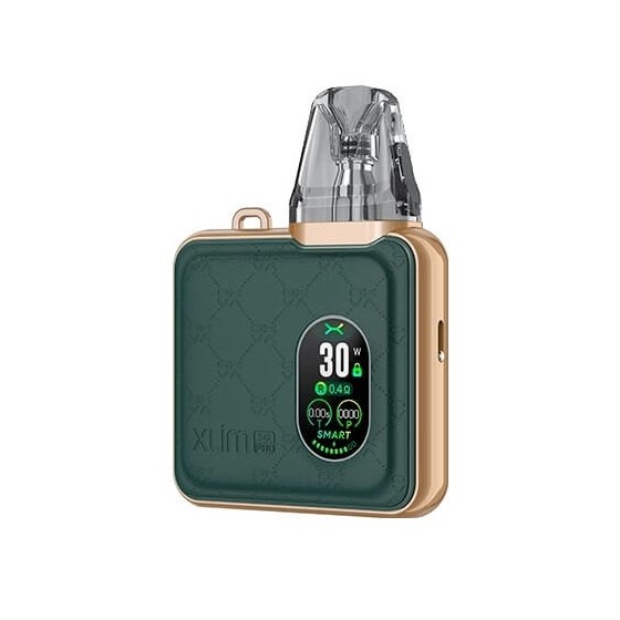 XLIM SQ PRO GREEN LEATHER CARBON POD KIT OXVA