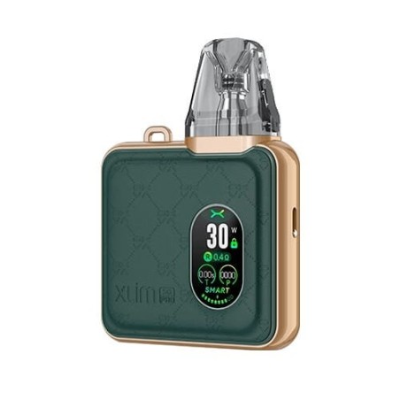 XLIM SQ PRO GREEN LEATHER CARBON POD KIT OXVA