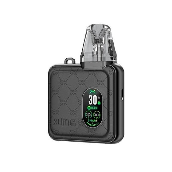 XLIM SQ PRO BLACK LEATHER CARBON POD KIT OXVA