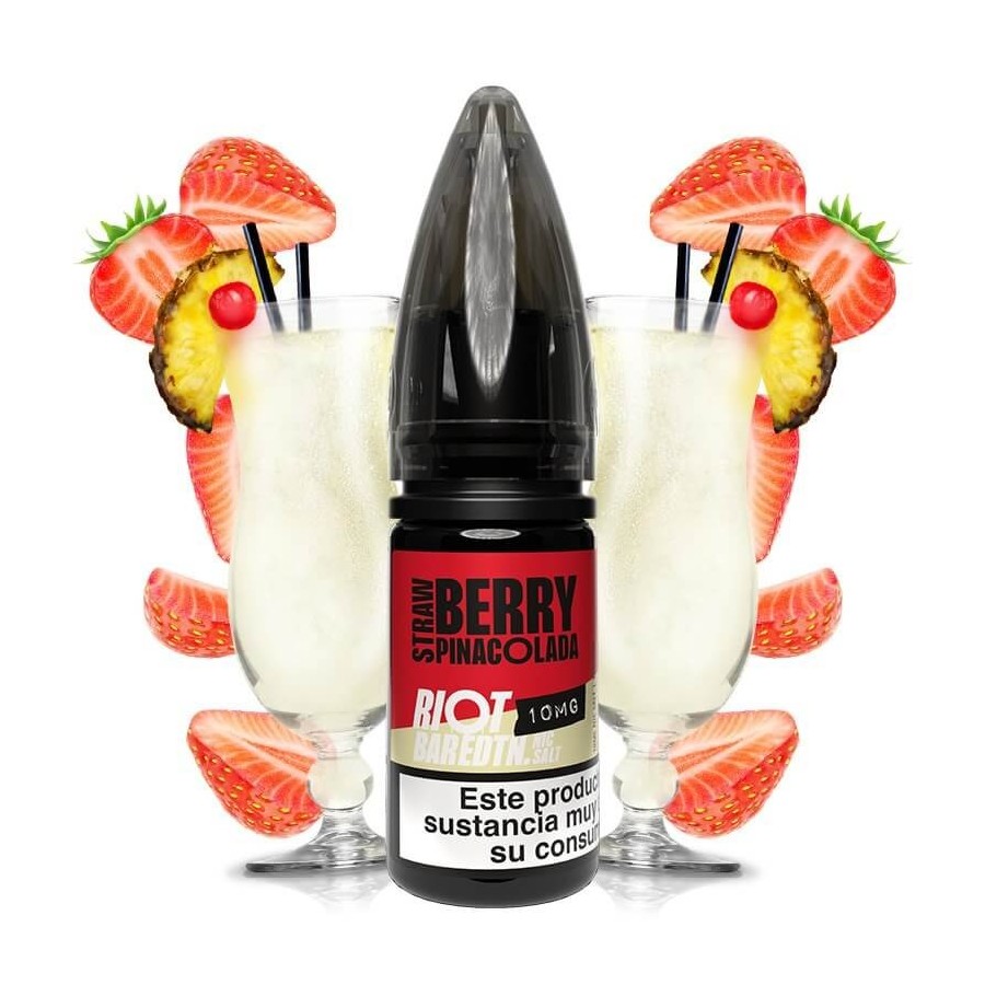 STRAWBERRY PIÑA COLADA 10ML 10MG RIOT SQUAD BAR EDTN